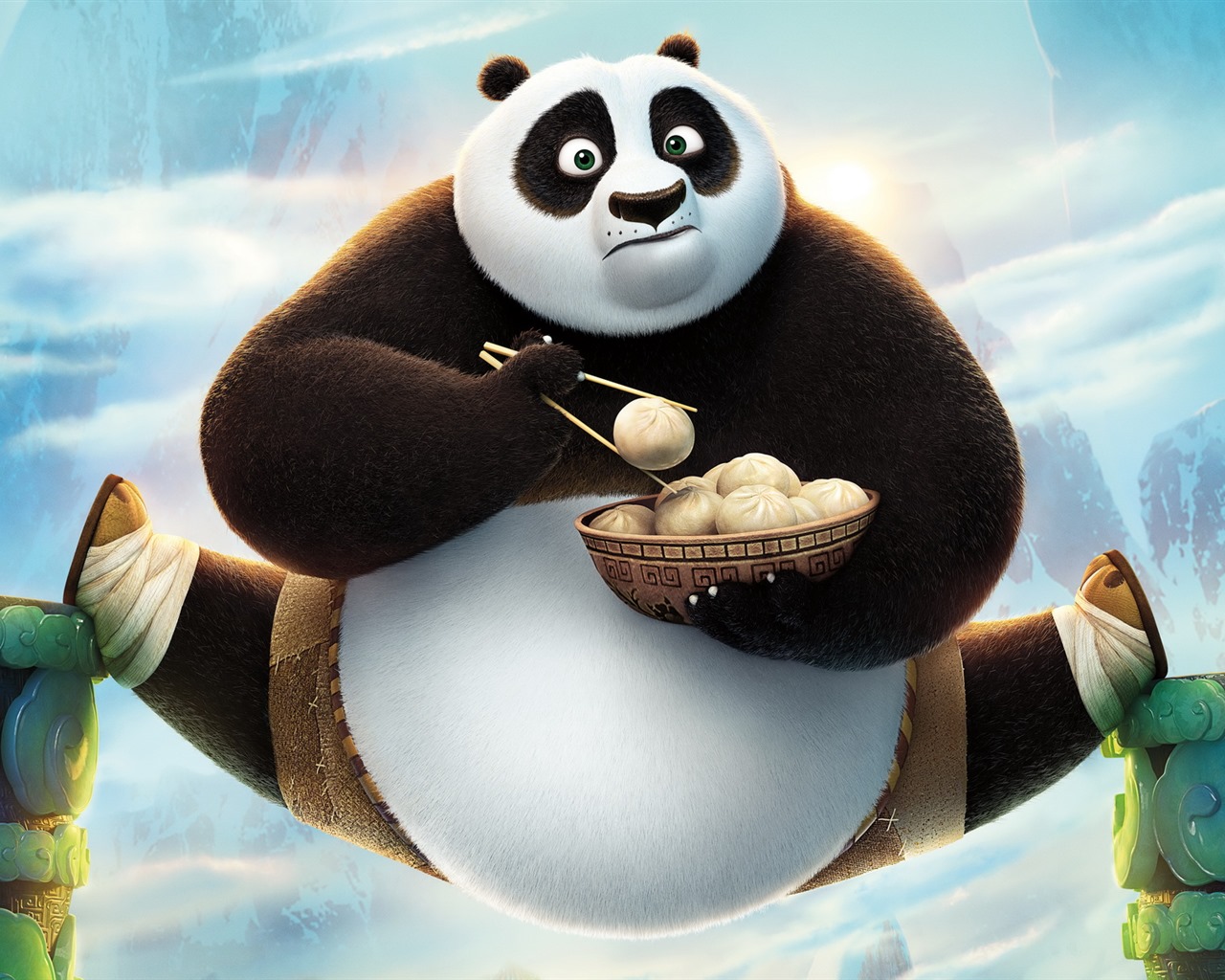 Kung Fu Panda 3, HD film tapety na plochu #12 - 1280x1024