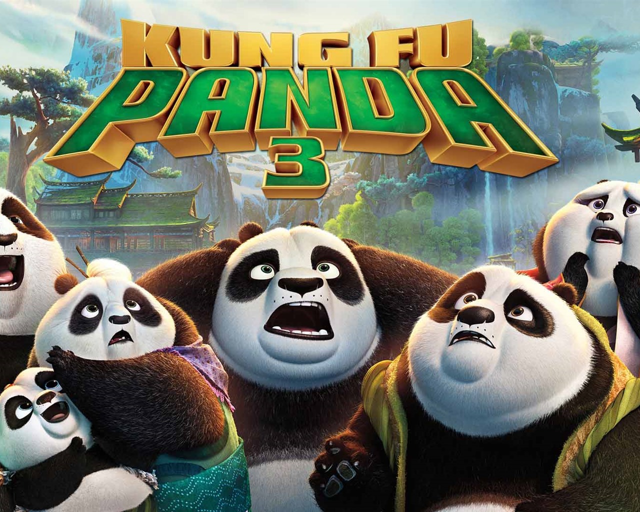 Kung Fu Panda 3 功夫熊貓3 高清壁紙 #16 - 1280x1024
