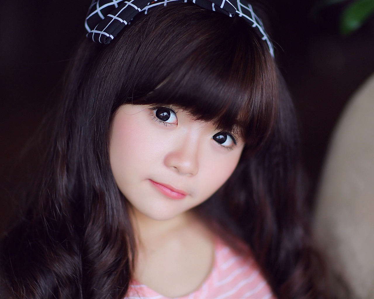 Pure and lovely young Asian girl HD wallpapers collection (1) #9 - 1280x1024