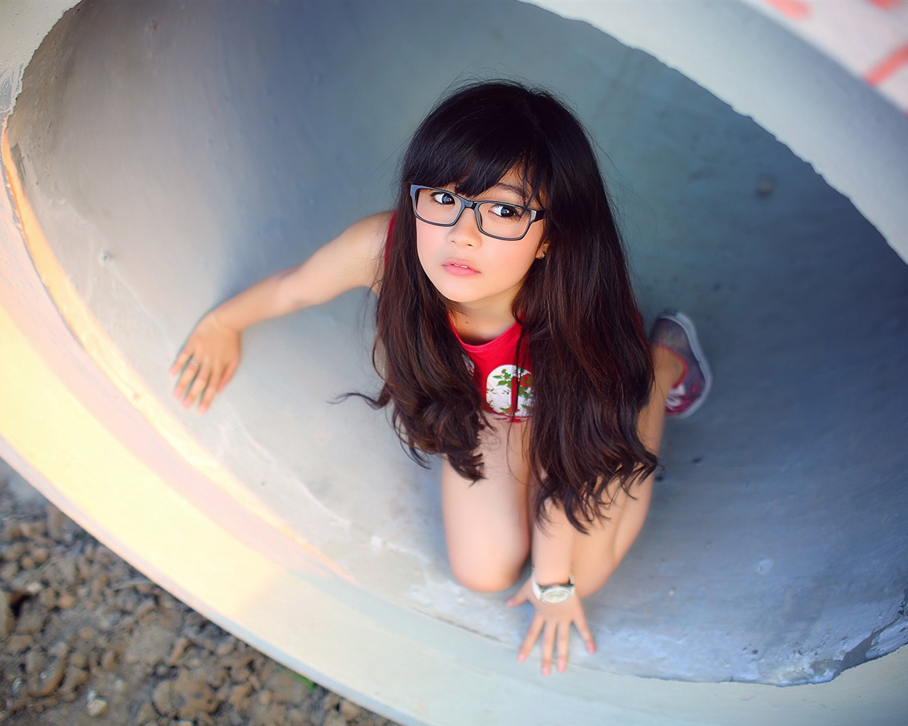 Pure and lovely young Asian girl HD wallpapers collection (1) #20 - 1280x1024