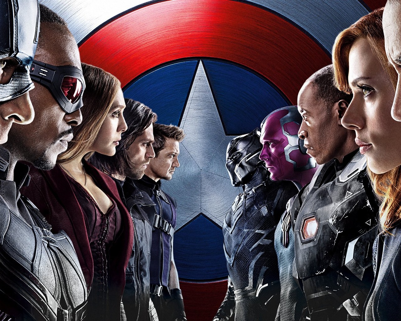 Captain America: Civil War, HD film tapety na plochu #2 - 1280x1024