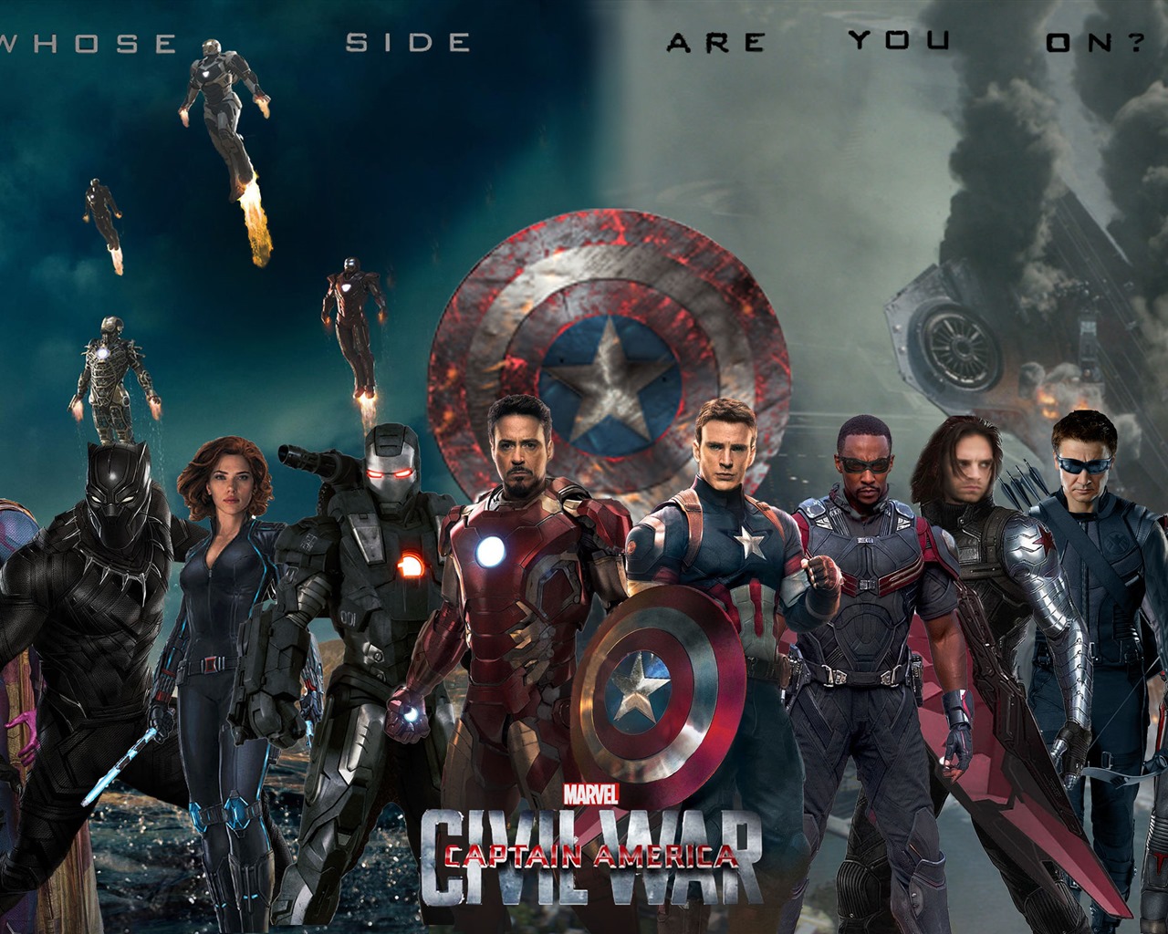 Captain America: Civil War, HD film tapety na plochu #11 - 1280x1024