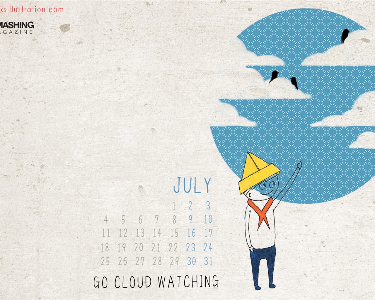 July 2016 calendar wallpaper (1) #20 - 1280x1024