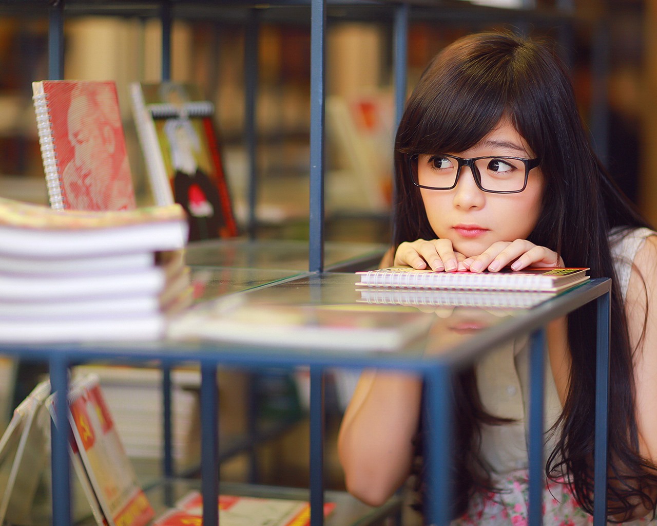 清纯可爱年轻的亚洲女孩 高清壁纸合集(三)23 - 1280x1024