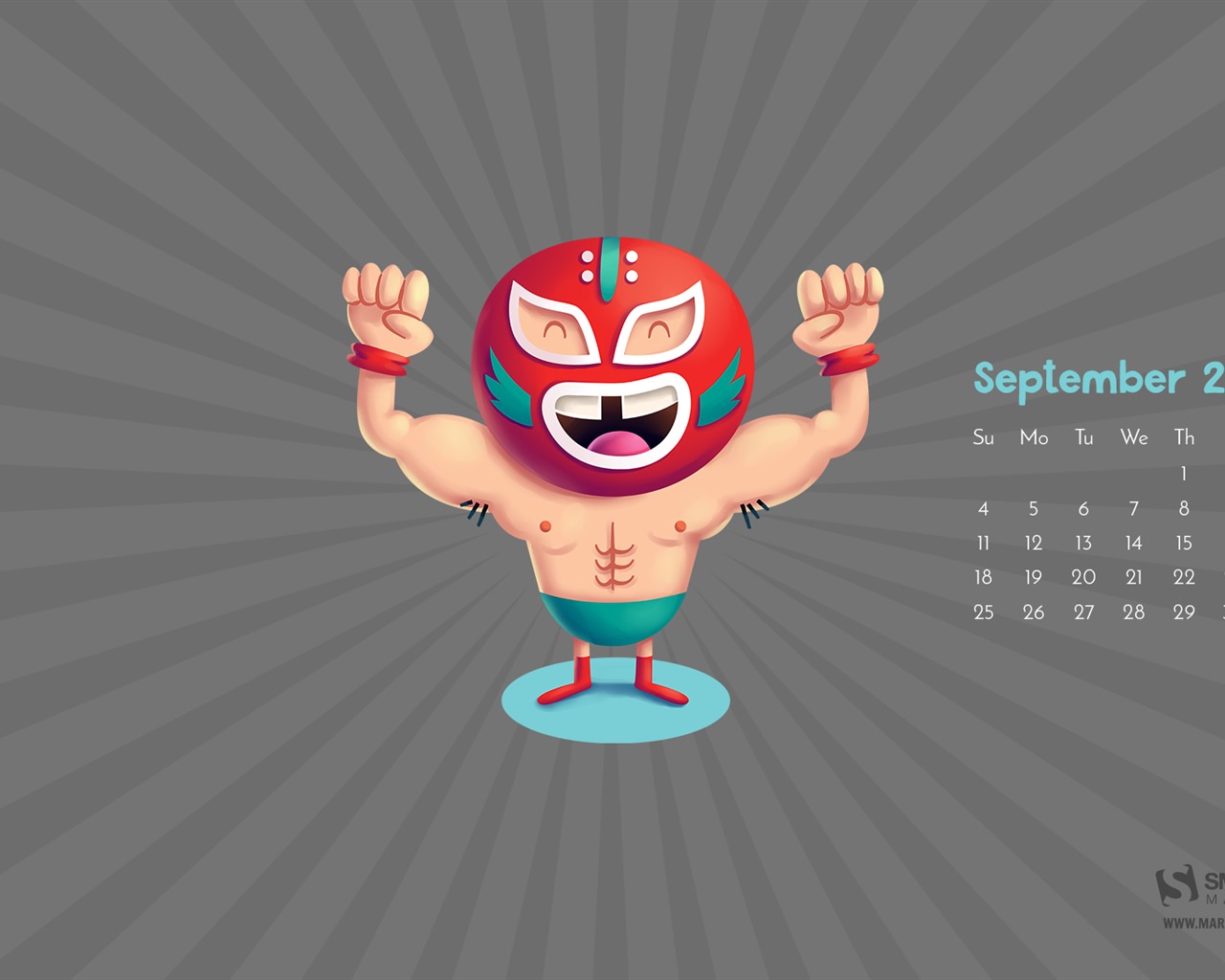 September 2016 Kalender Wallpaper (2) #20 - 1280x1024