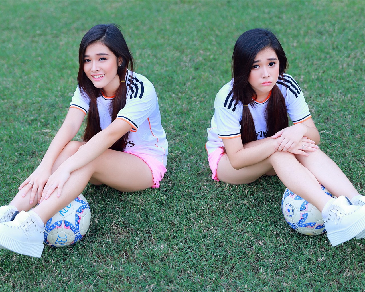 Pure and lovely young Asian girl HD wallpapers collection (4) #11 - 1280x1024