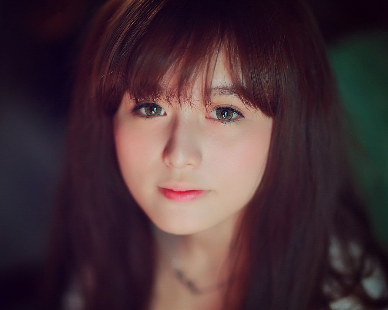 순수하고 사랑스러운 젊은 아시아 여자의 HD 월페이퍼 컬렉션 (5) #14 - 1280x1024