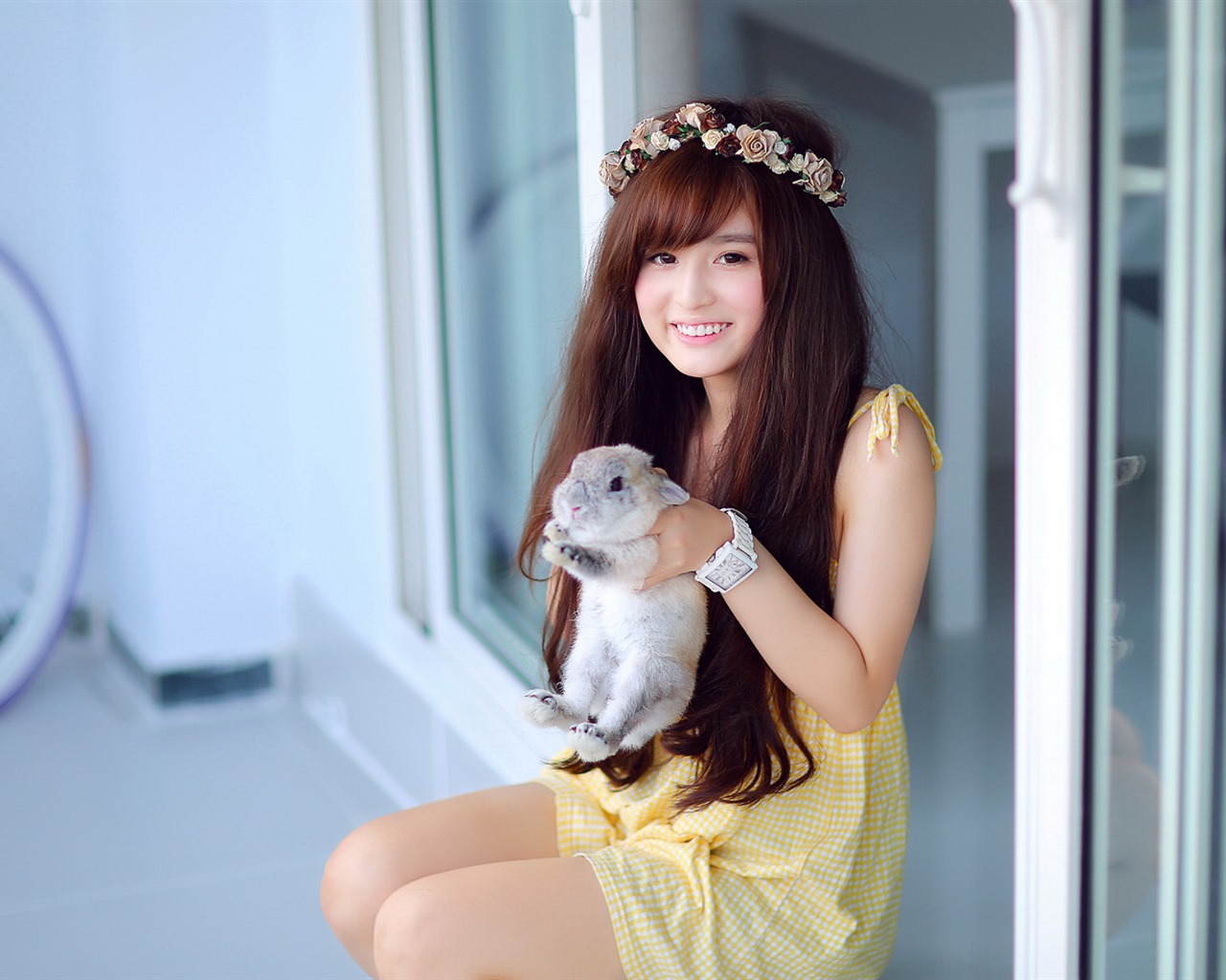 Pure et belle jeune fille asiatique fonds d'écran HD collection (5) #23 - 1280x1024