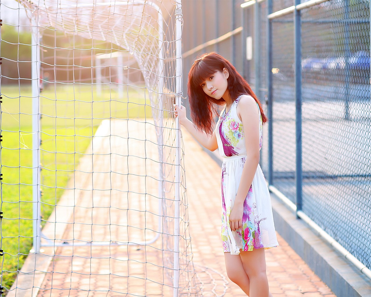 Pure and lovely young Asian girl HD wallpapers collection (5) #32 - 1280x1024