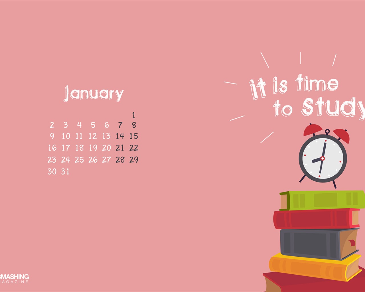 January 2017 calendar wallpaper (2) #19 - 1280x1024