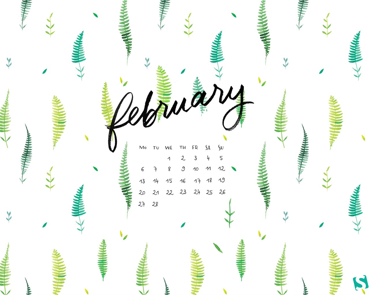 Februar 2017 Kalender Hintergrund (1) #16 - 1280x1024