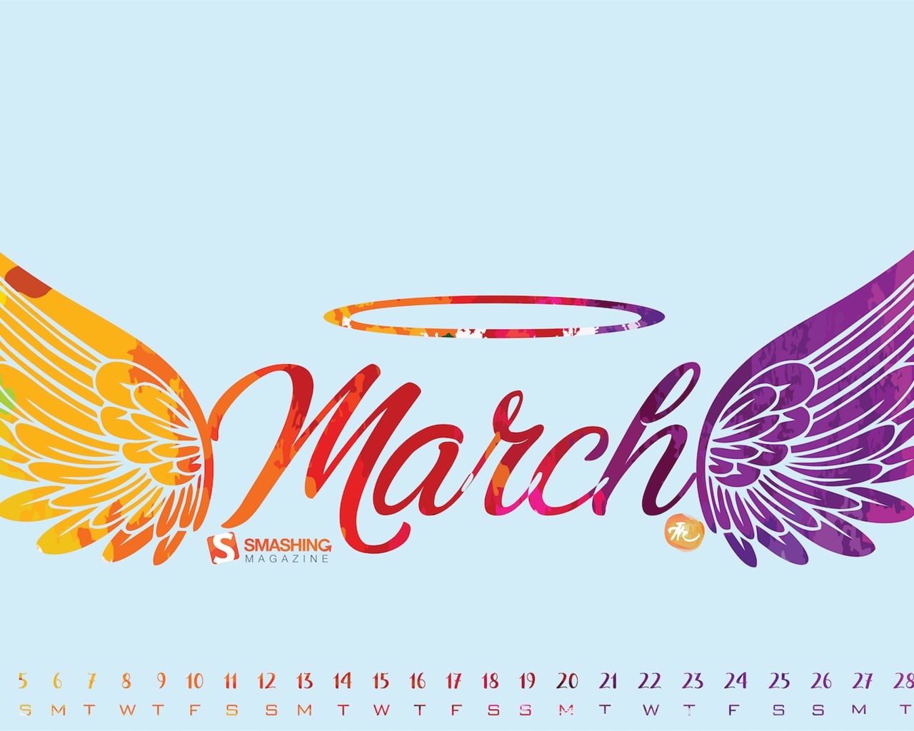 March 2017 calendar wallpaper (1) #18 - 1280x1024