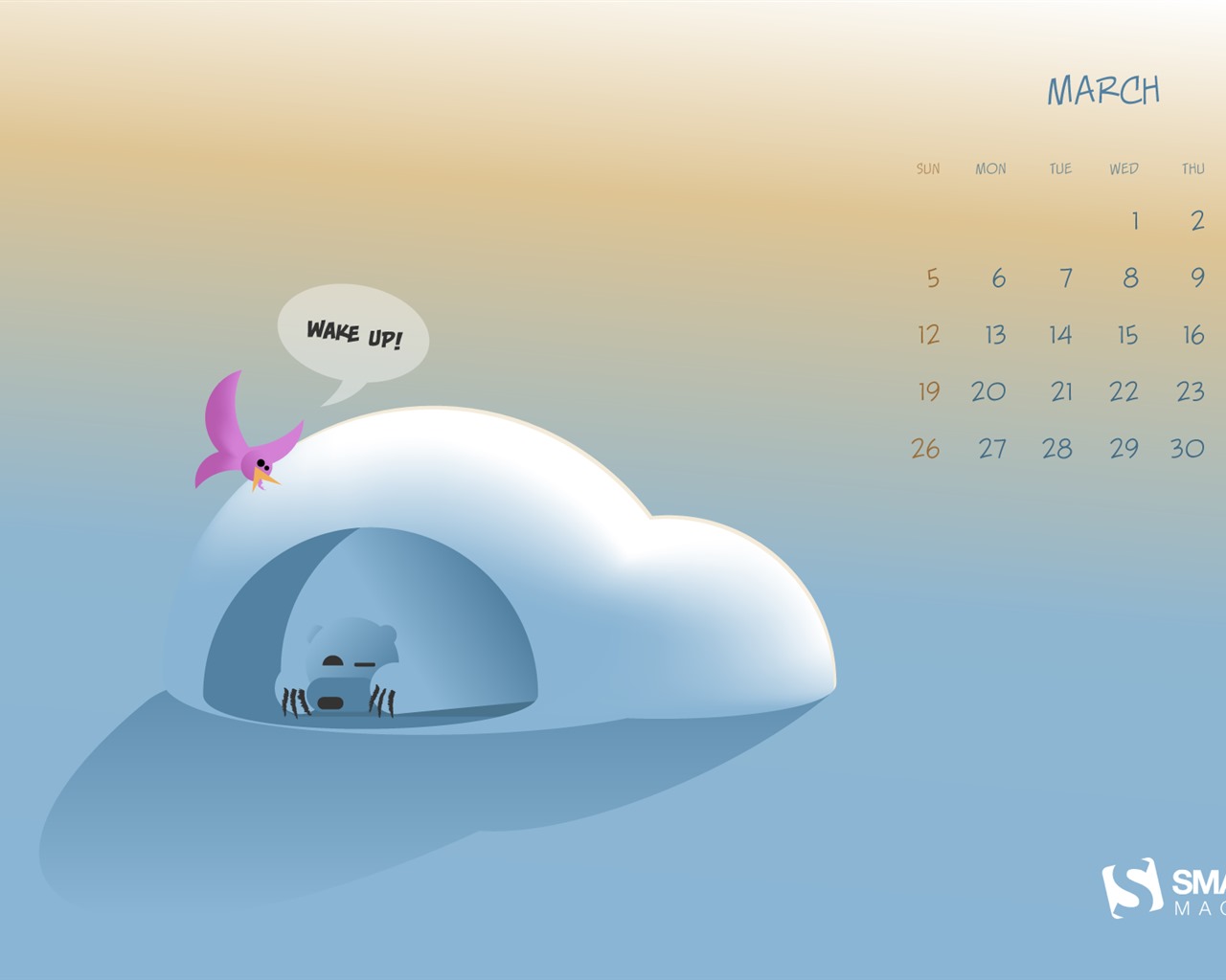 March 2017 calendar wallpaper (2) #20 - 1280x1024