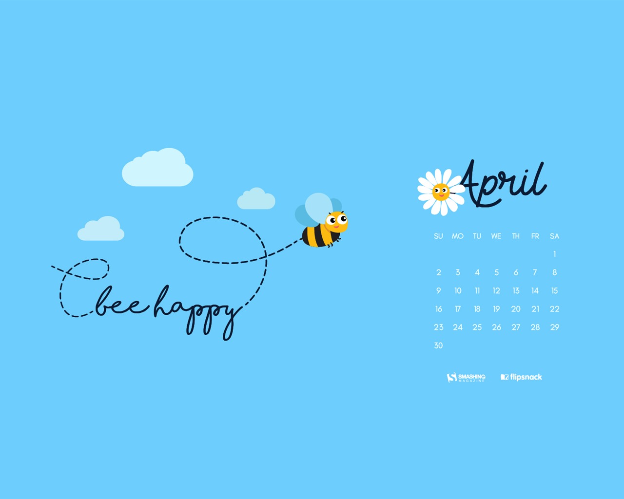 April 2017 calendar wallpaper (1) #13 - 1280x1024