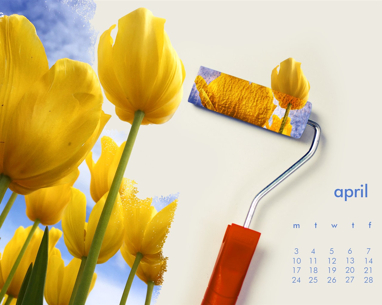 Fondo de pantalla calendario abril 2017 (1) #18 - 1280x1024