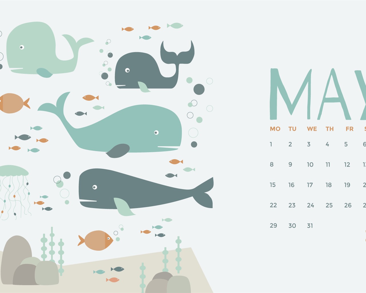 May 2017 calendar wallpaper #17 - 1280x1024