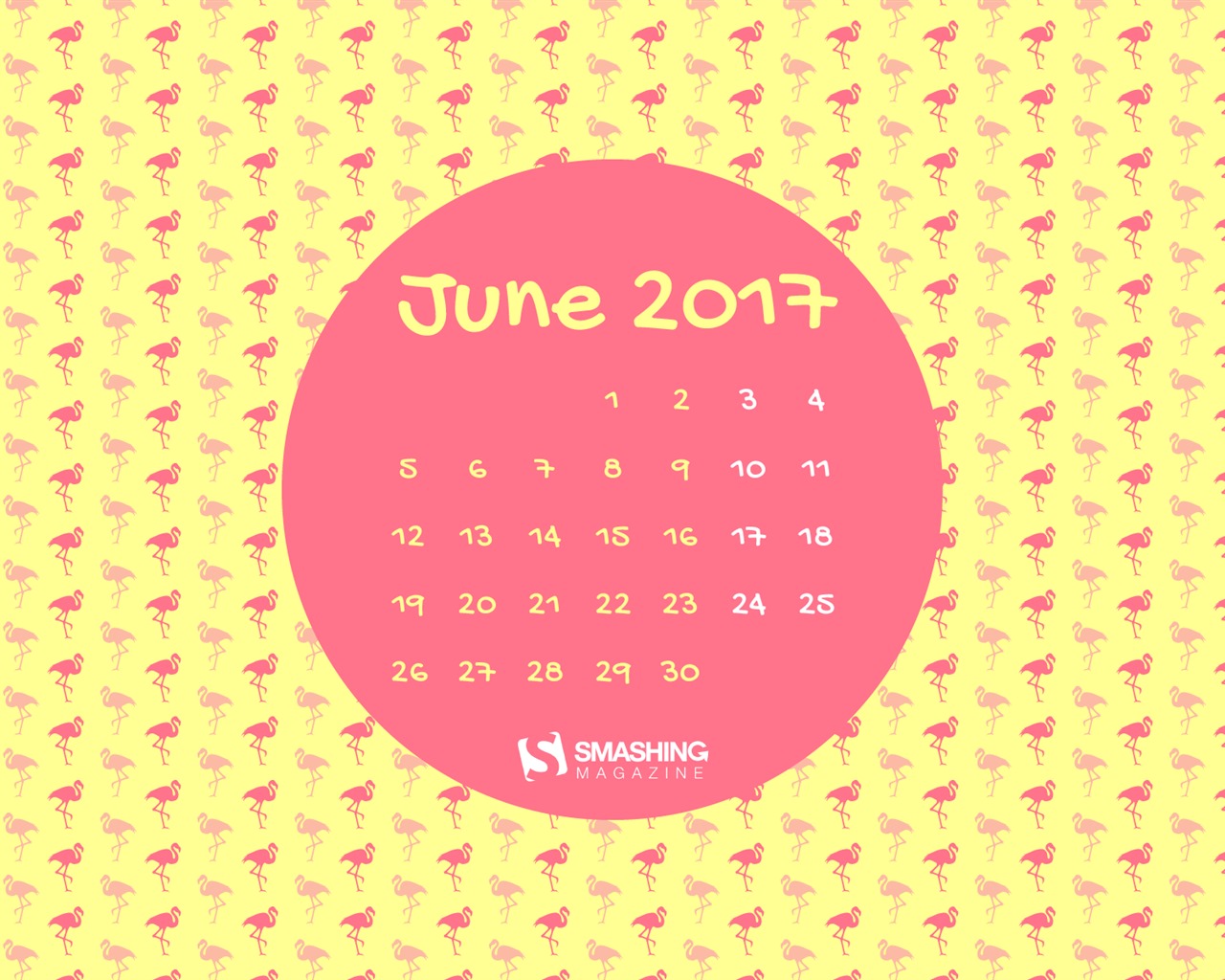 June 2017 calendar wallpaper #2 - 1280x1024