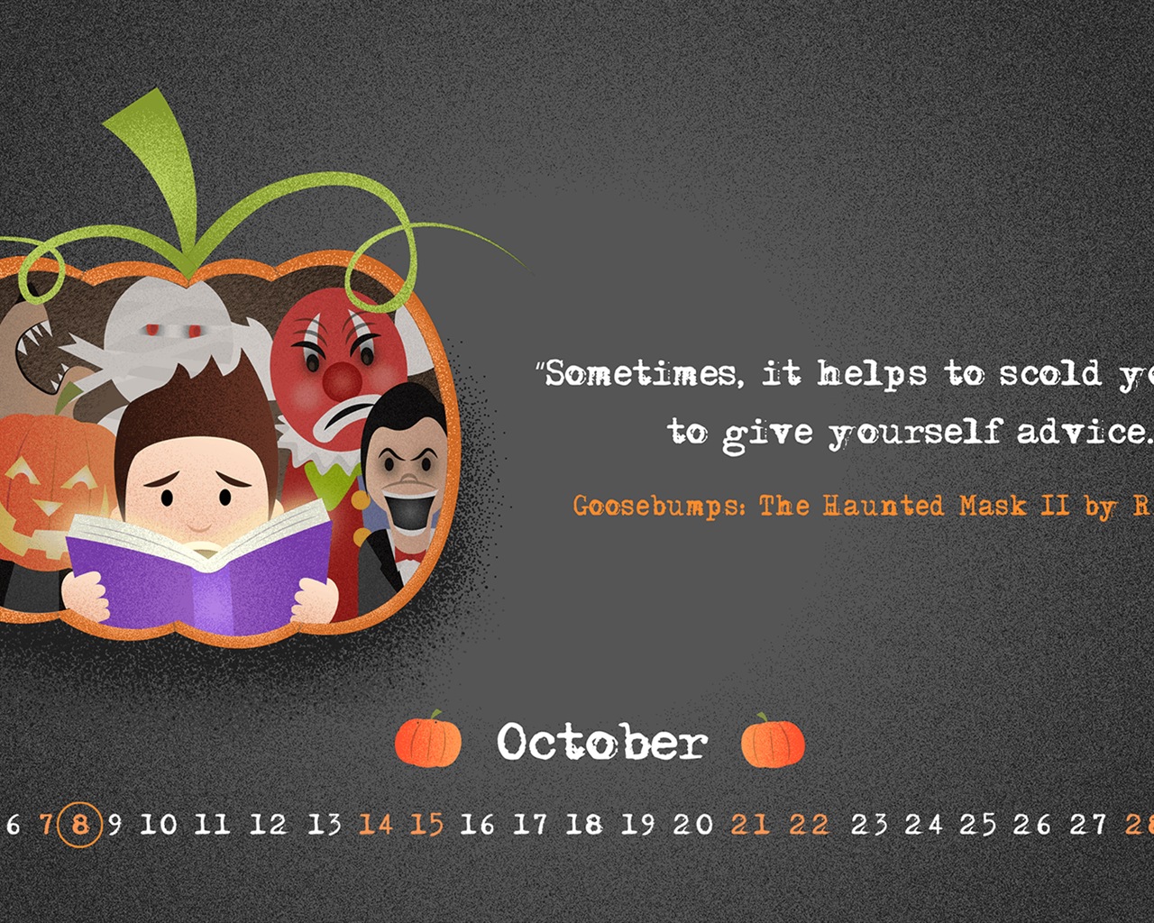 October 2017 calendar wallpaper #13 - 1280x1024