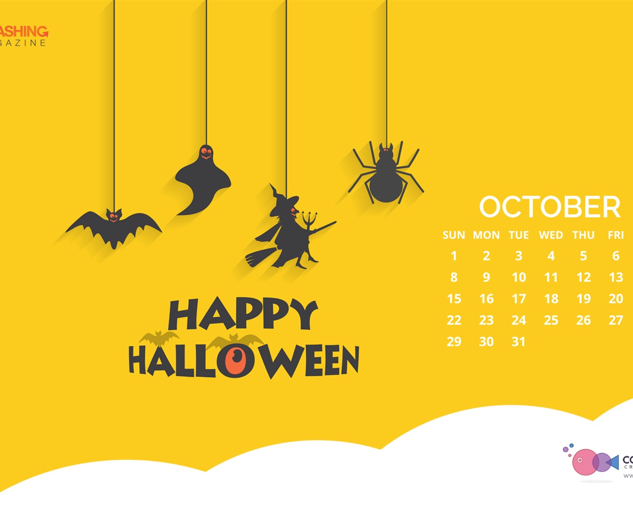 October 2017 calendar wallpaper #19 - 1280x1024