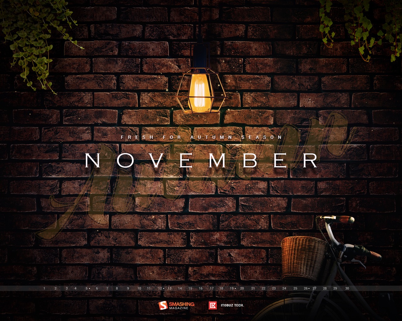 November 2017 calendar wallpaper #3 - 1280x1024