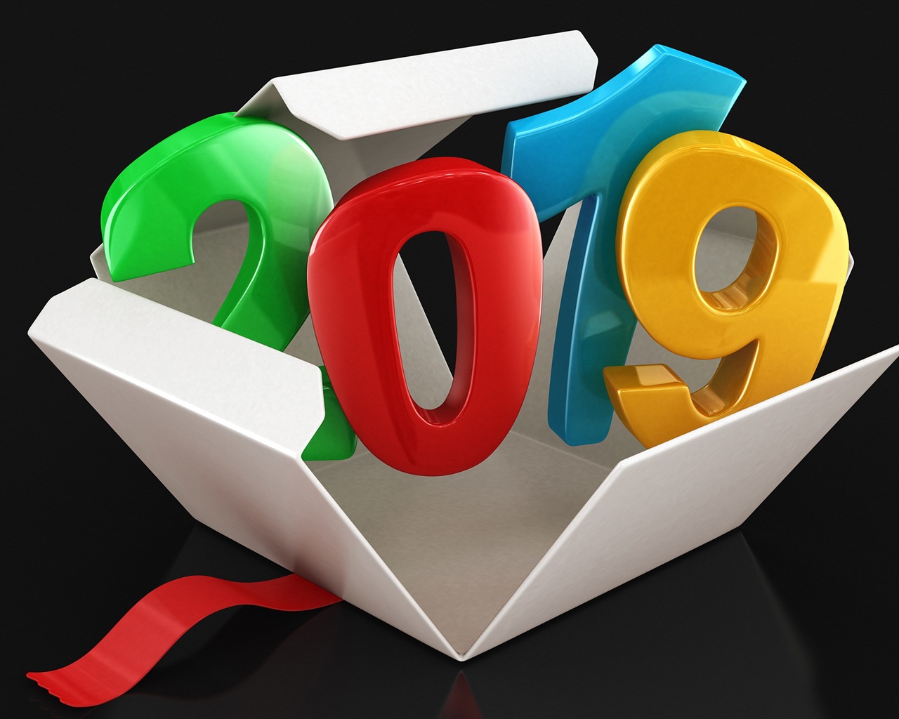 Happy New Year 2019 HD wallpapers #2 - 1280x1024