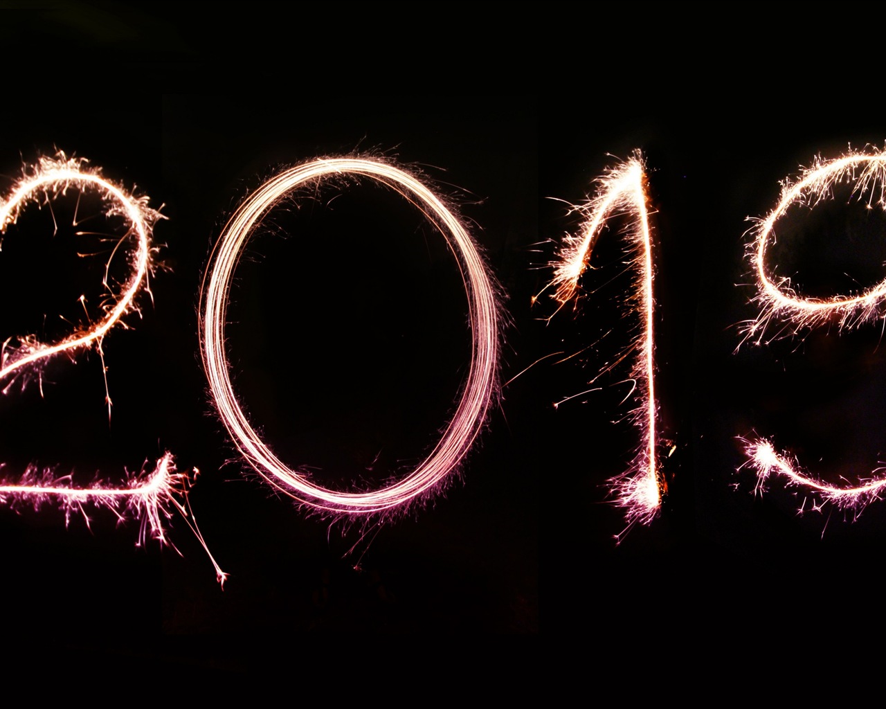 Feliz año nuevo 2019 HD wallpapers #7 - 1280x1024