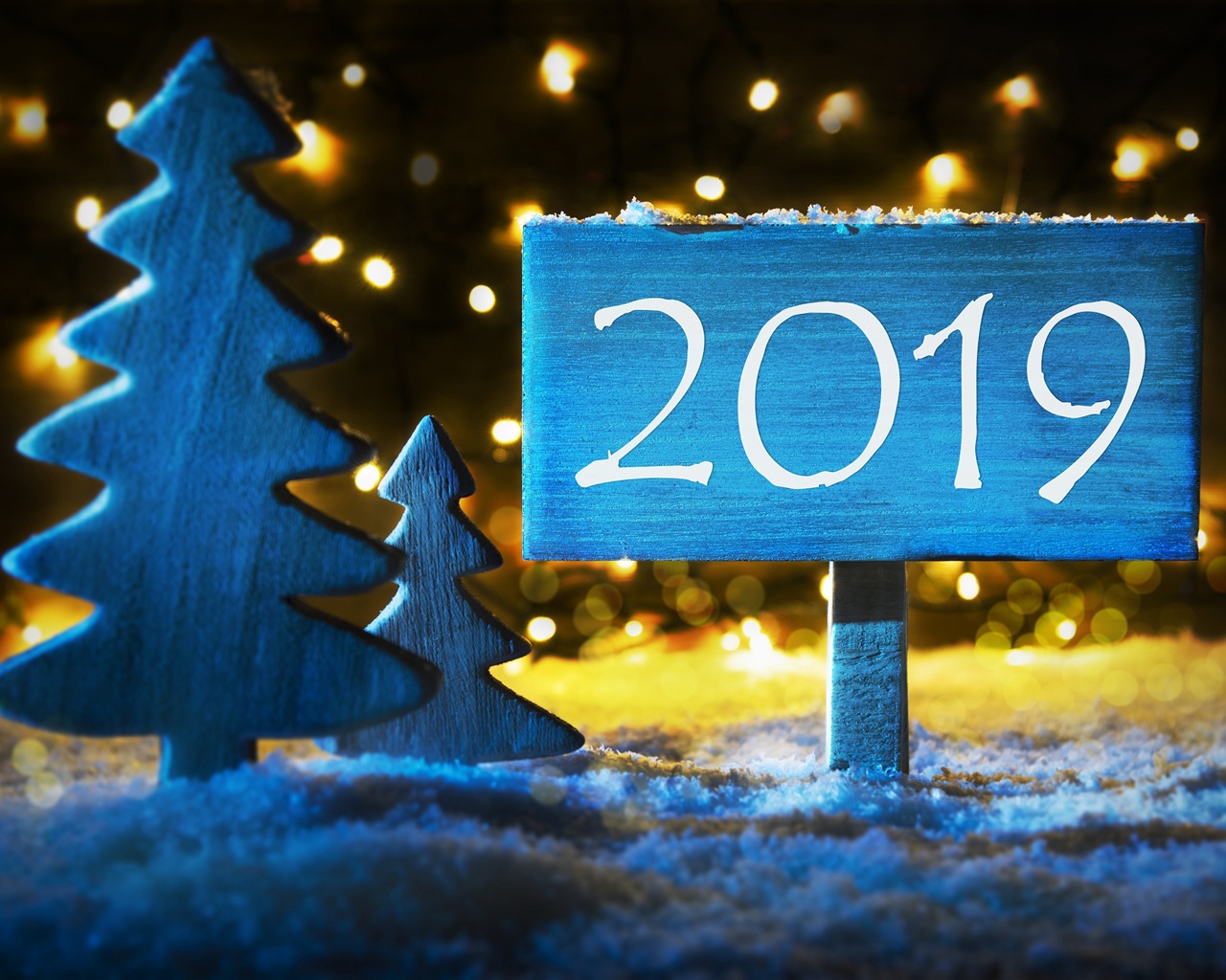 Frohes neues Jahr 2019 HD Wallpaper #20 - 1280x1024