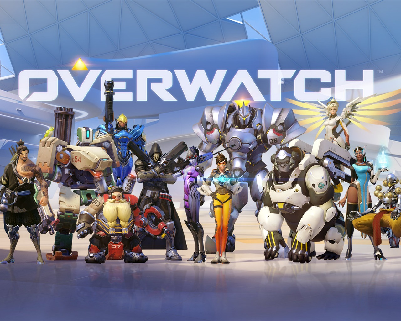Overwatch, hot game HD wallpapers #1 - 1280x1024