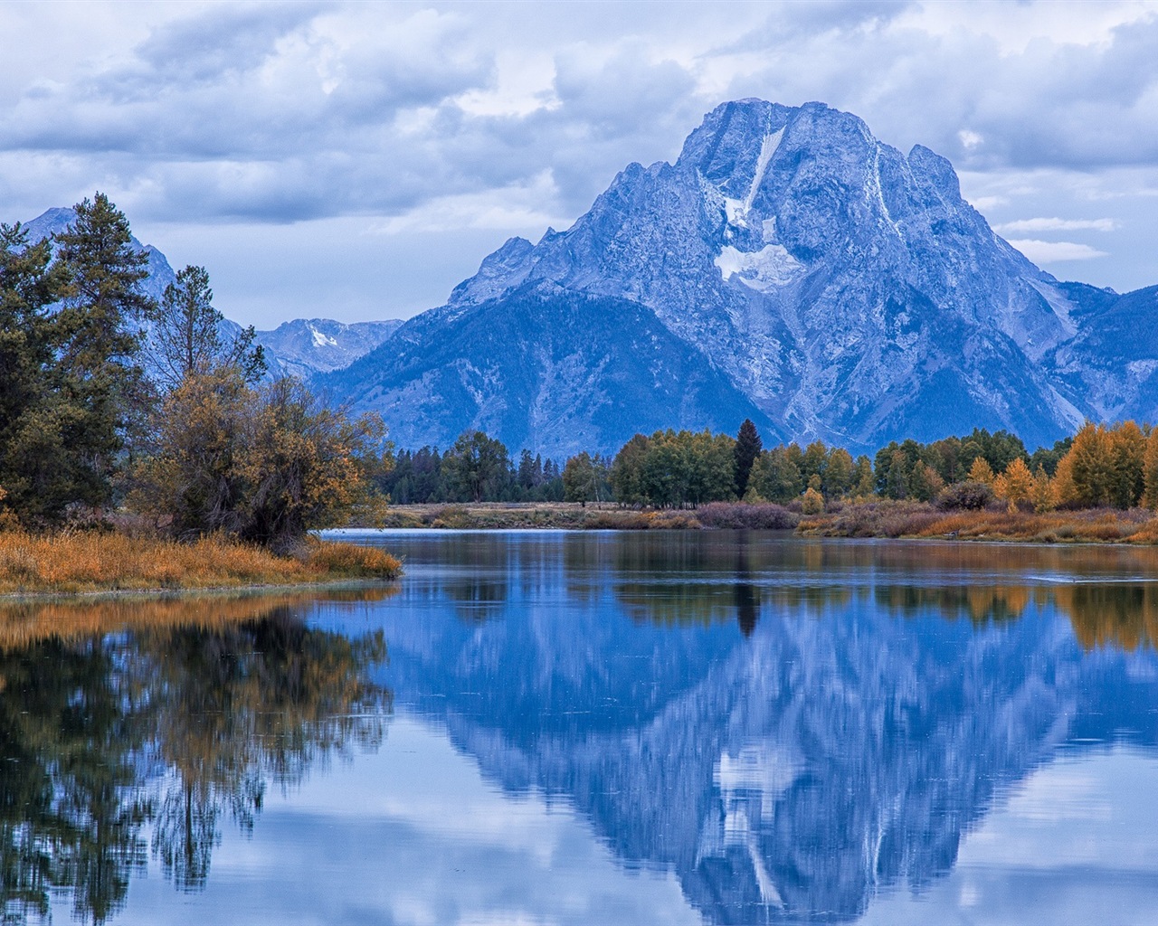 USA-großartige Teton Nationalparknatur-Landschaftstapeten HD #2 - 1280x1024