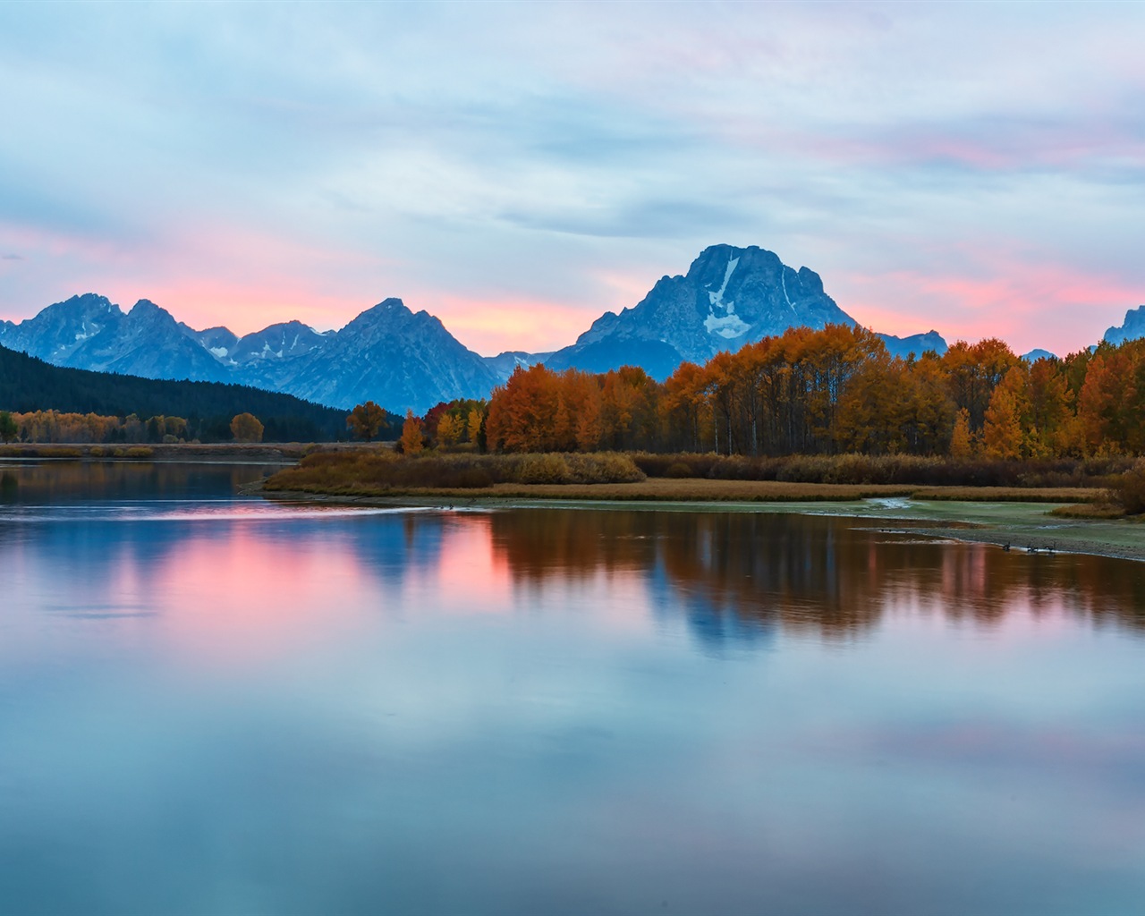 미국 그랜드 Teton 국립 공원 자연 풍경의 HD 월페이퍼 #13 - 1280x1024