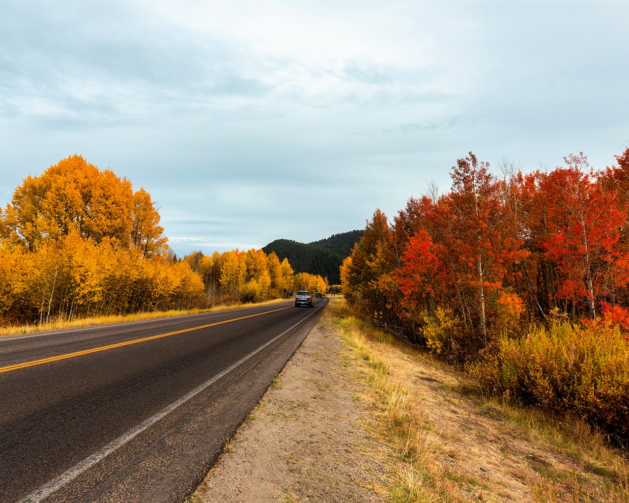 USA Grand Teton National Park nature landscape HD wallpapers #16 - 1280x1024