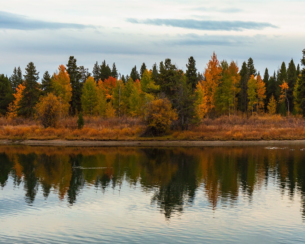 USA Grand Teton národní park přírodní krajiny HD tapety #18 - 1280x1024