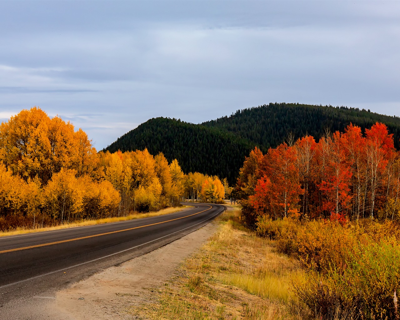 USA Grand Teton National Park nature landscape HD wallpapers #19 - 1280x1024