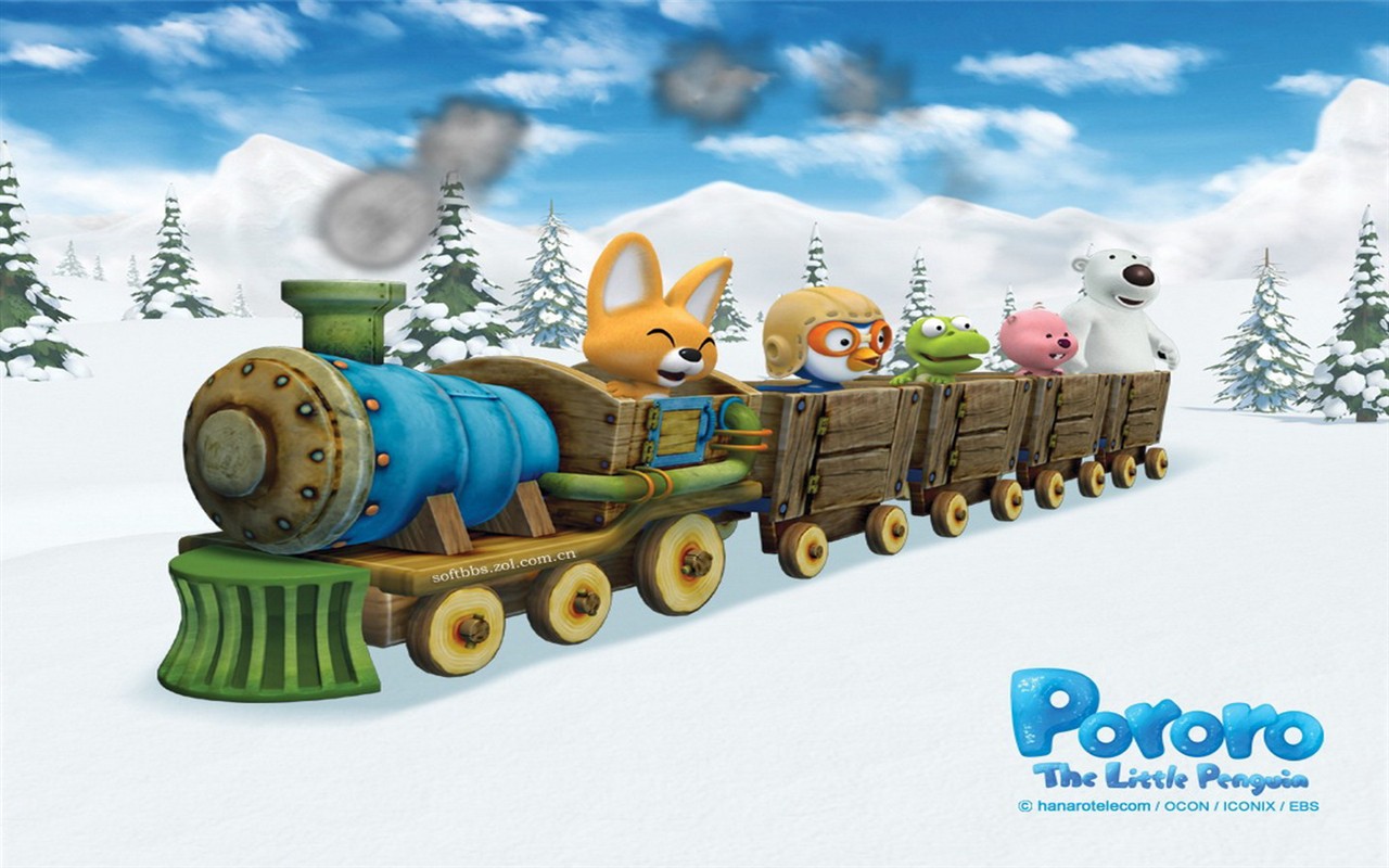 Pororo Cartoon Wallpapers #1 - 1280x800