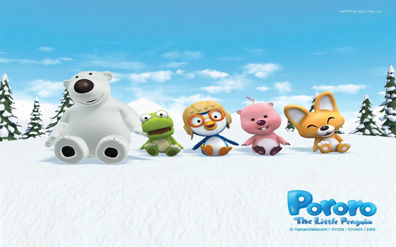 Pororo Cartoon Wallpapers #2 - 1280x800