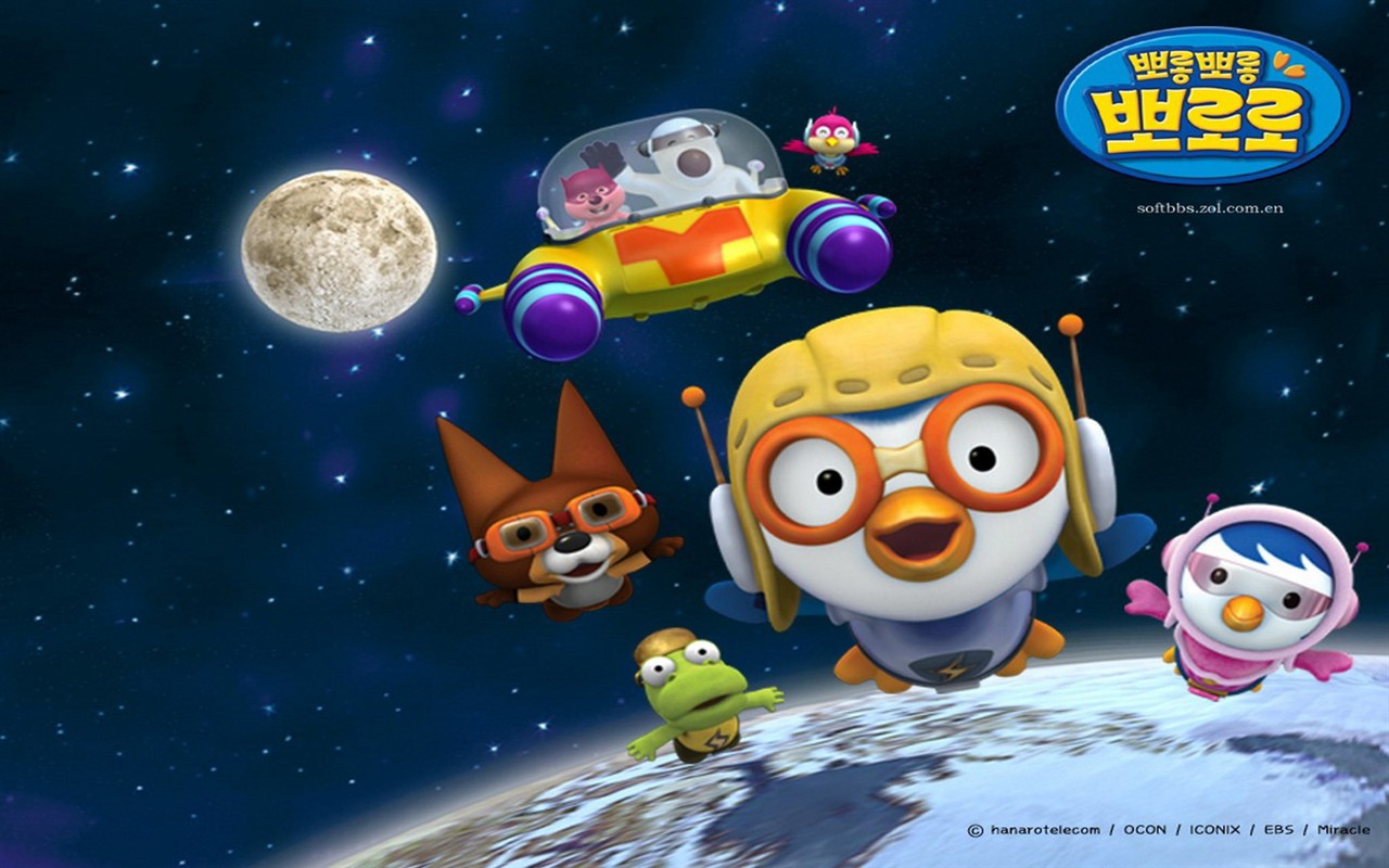 Pororo Kreslený Tapety #6 - 1280x800