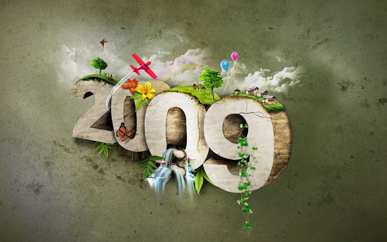 Потрясающие тему оформления обои 2009 #1 - 1280x800