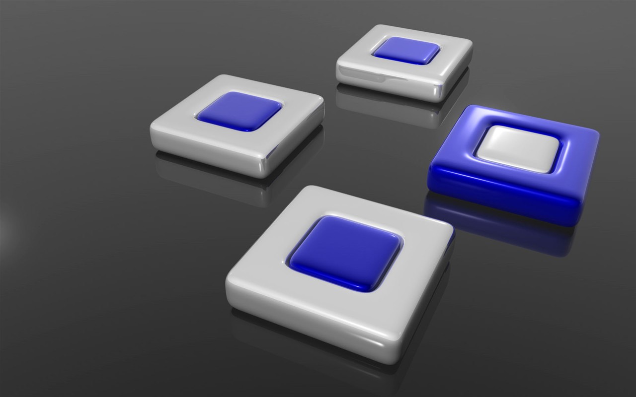 3D Design Wallpaper (2) #4 - 1280x800