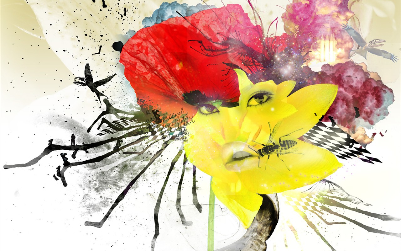 Non-mainstream design wallpaper (1) #1 - 1280x800