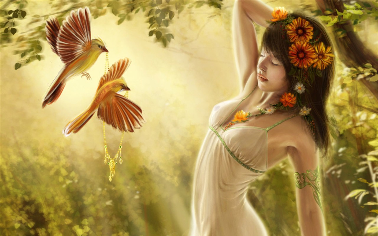 CG wallpapers beautiful illustrator (1) #24 - 1280x800