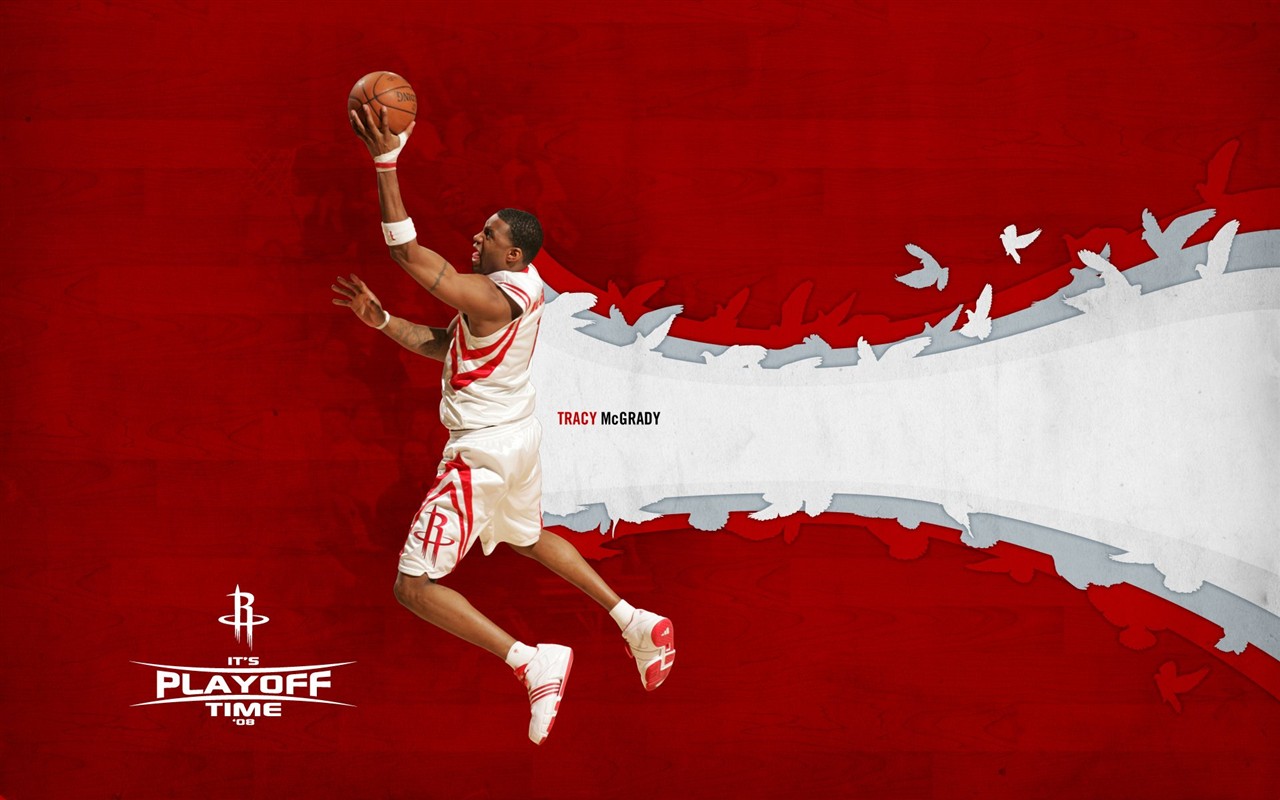 NBA Houston Rockets 2009 Playoff-Tapete #6 - 1280x800