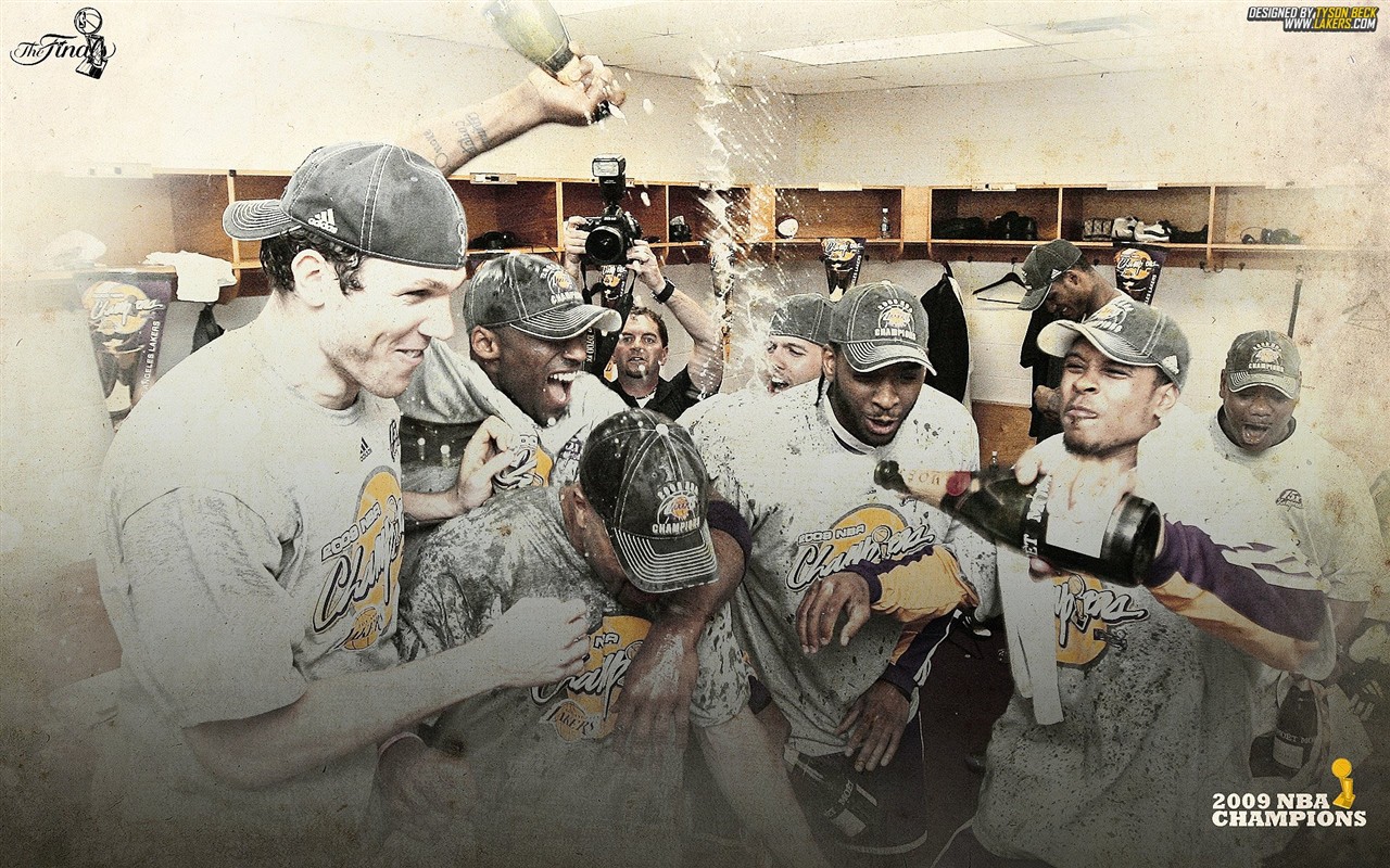 NBA2009總冠軍湖人隊壁紙 #4 - 1280x800