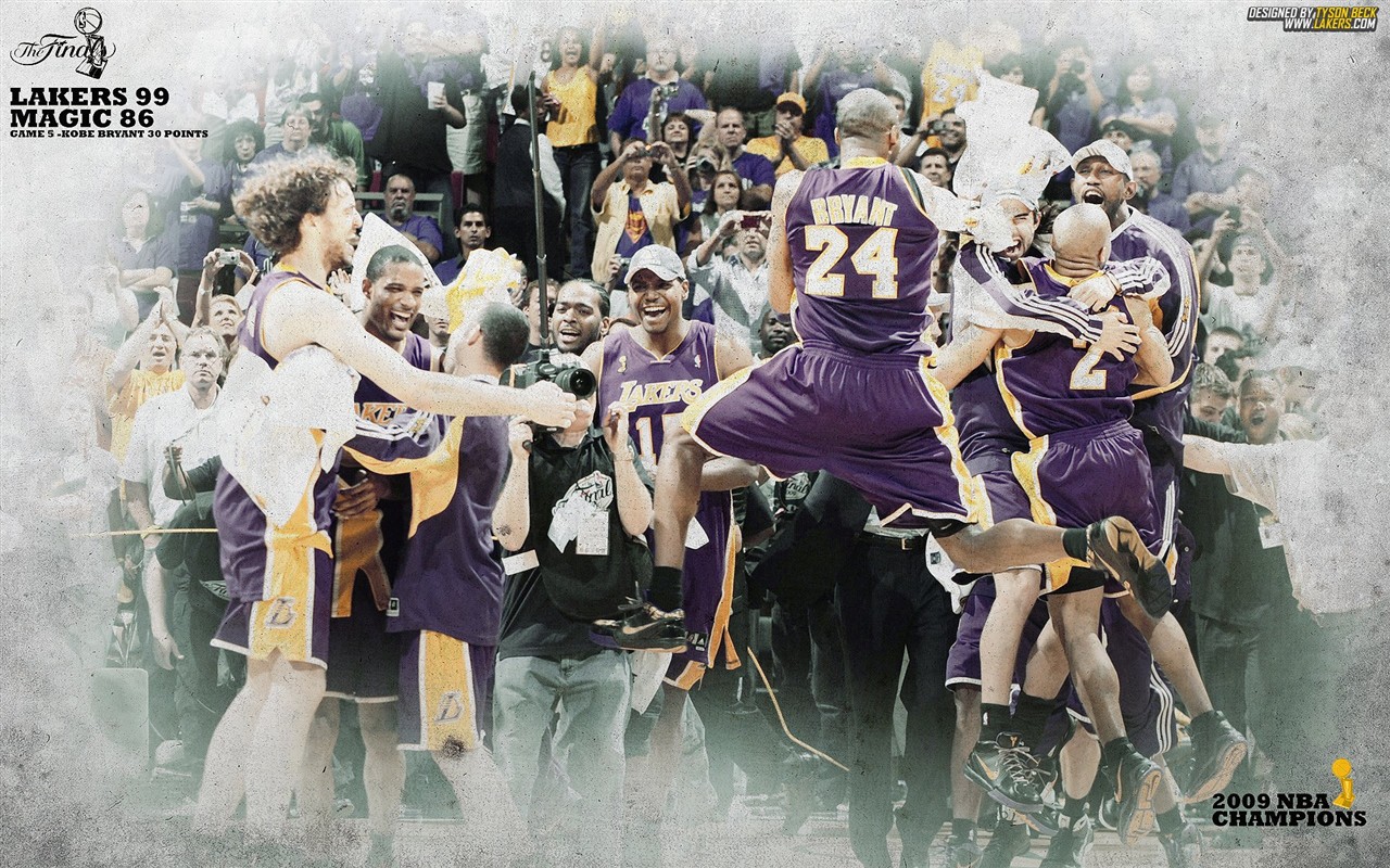 NBA2009 Champion Lakers Wallpaper #15 - 1280x800