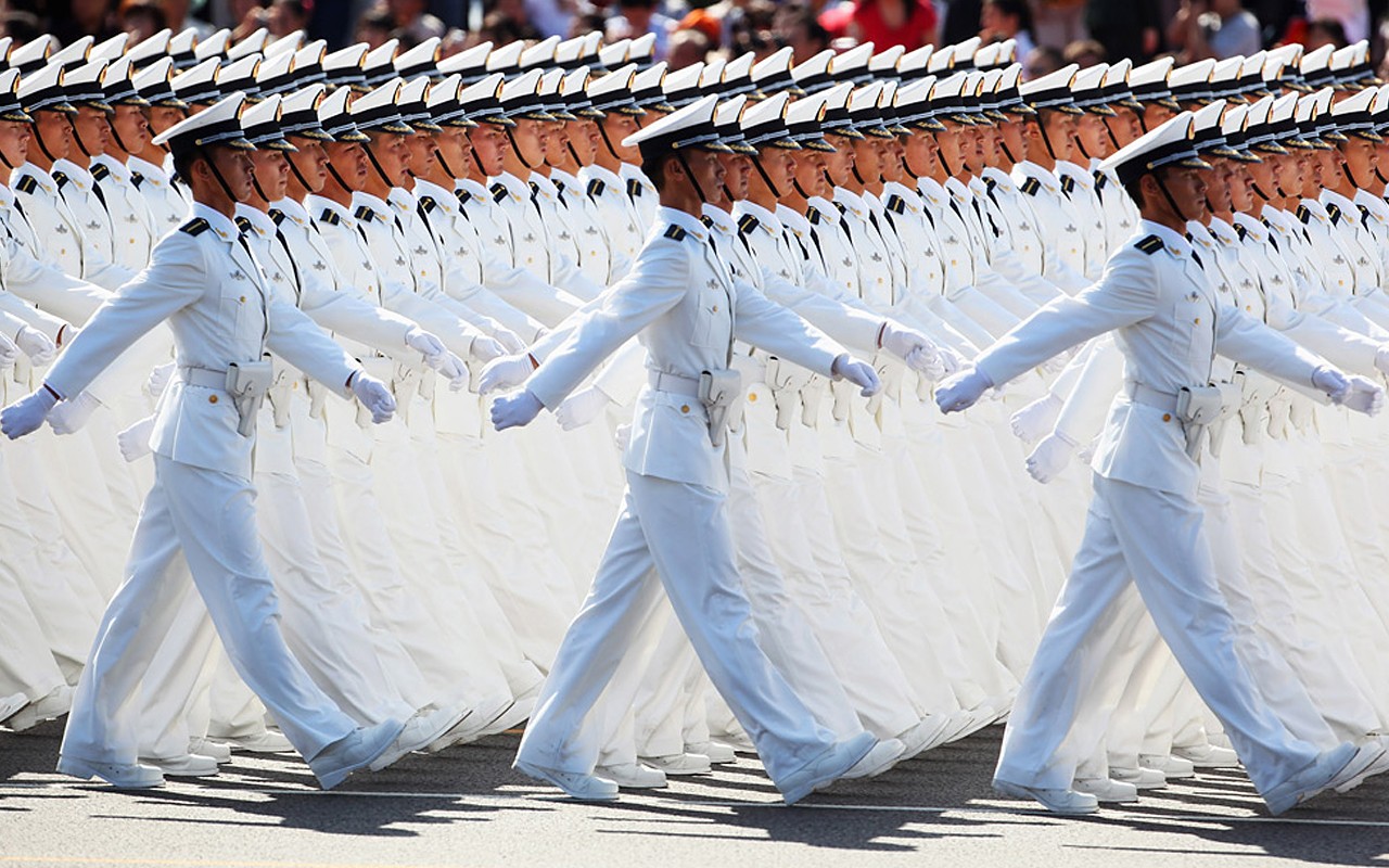 National Day military parade wallpaper albums #11 - 1280x800