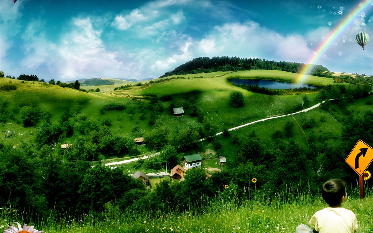 Krásná krajina na plochu #33 - 1280x800