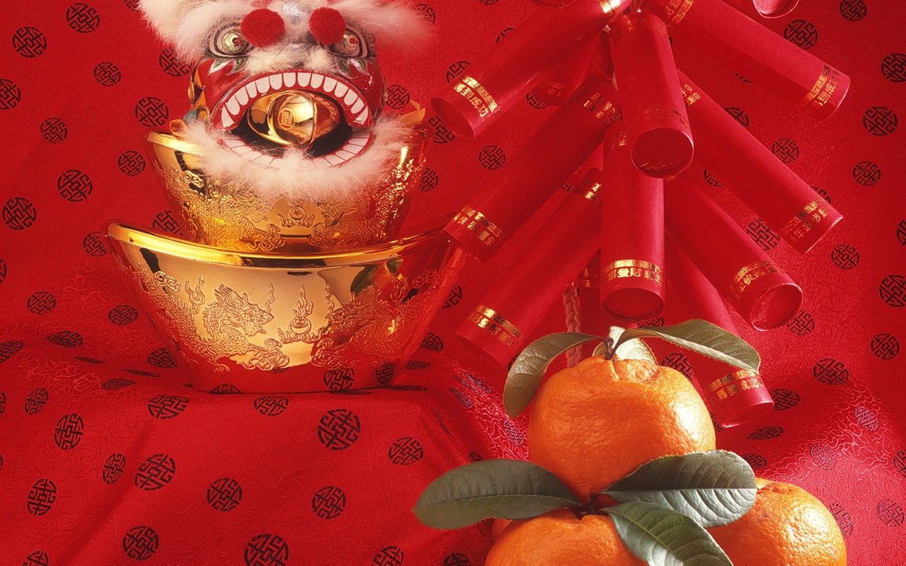 中國風之紅色喜慶壁紙 #27 - 1280x800