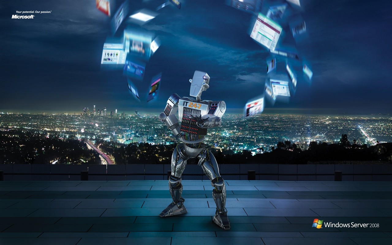 Windows IT Robot ad #1 - 1280x800