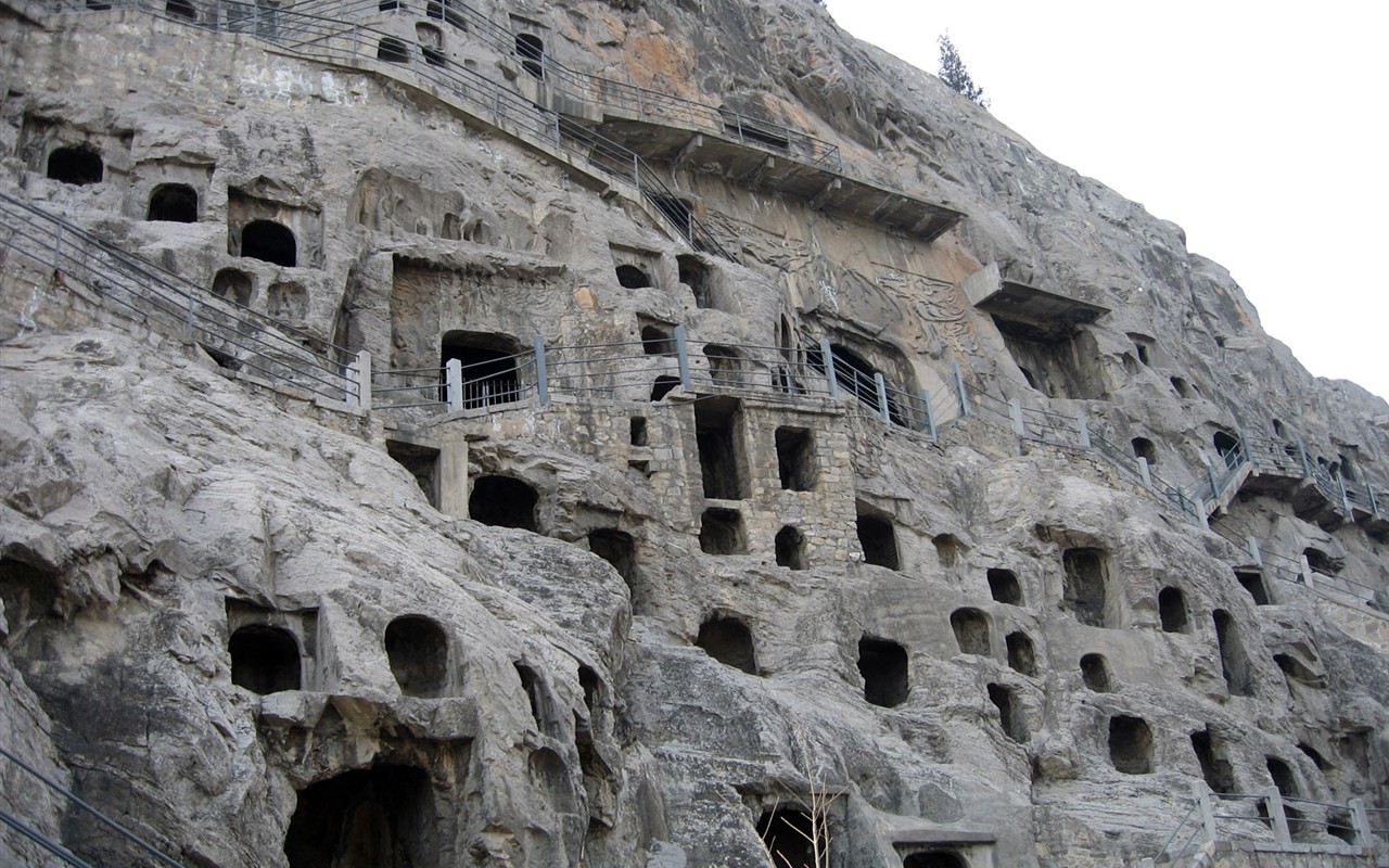 낙양, Longmen의 Grottoes는 배경 화면 #23 - 1280x800