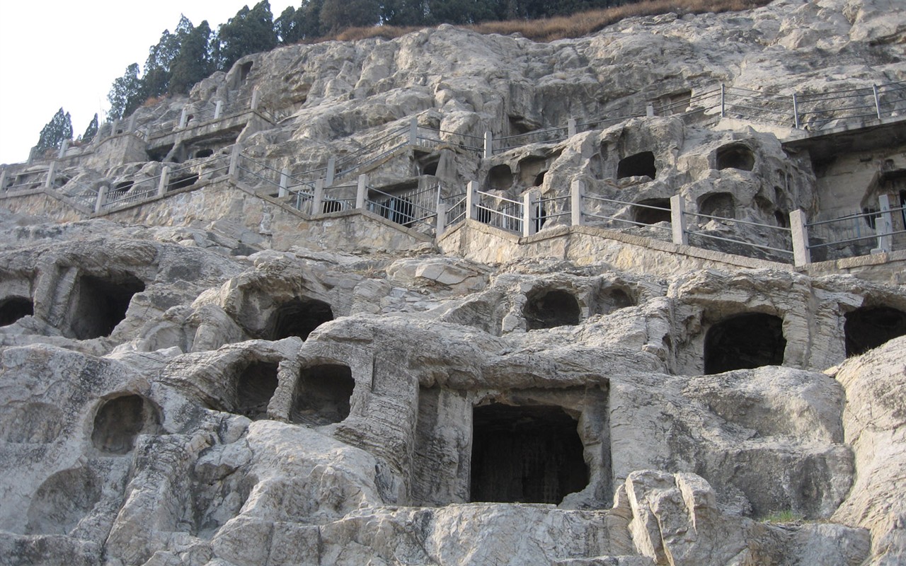 Luoyang, Longmen jeskyně Wallpaper #34 - 1280x800