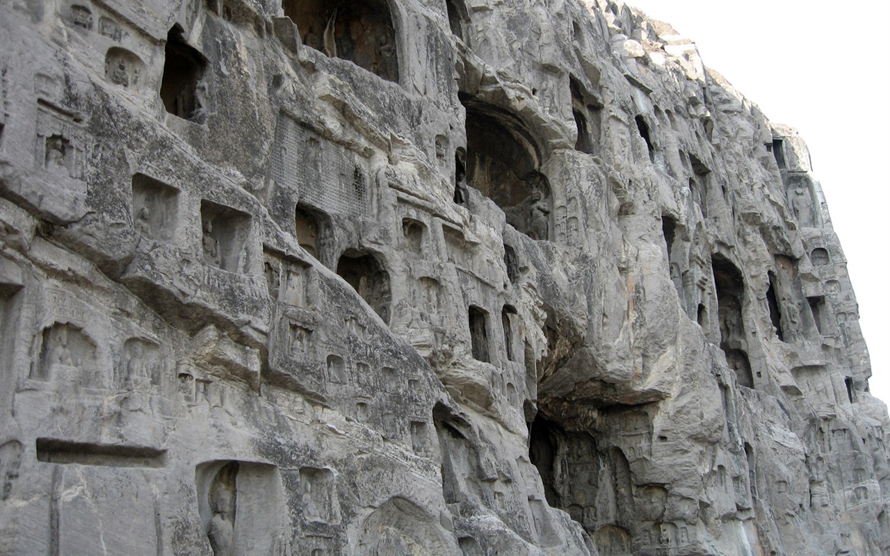 Luoyang, Longmen jeskyně Wallpaper #35 - 1280x800